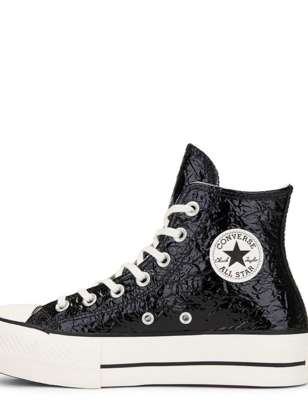Conversechuck Taylor All Star Lift Platform Crinkled Leather High Top Sneakers - Picture 7 of 14